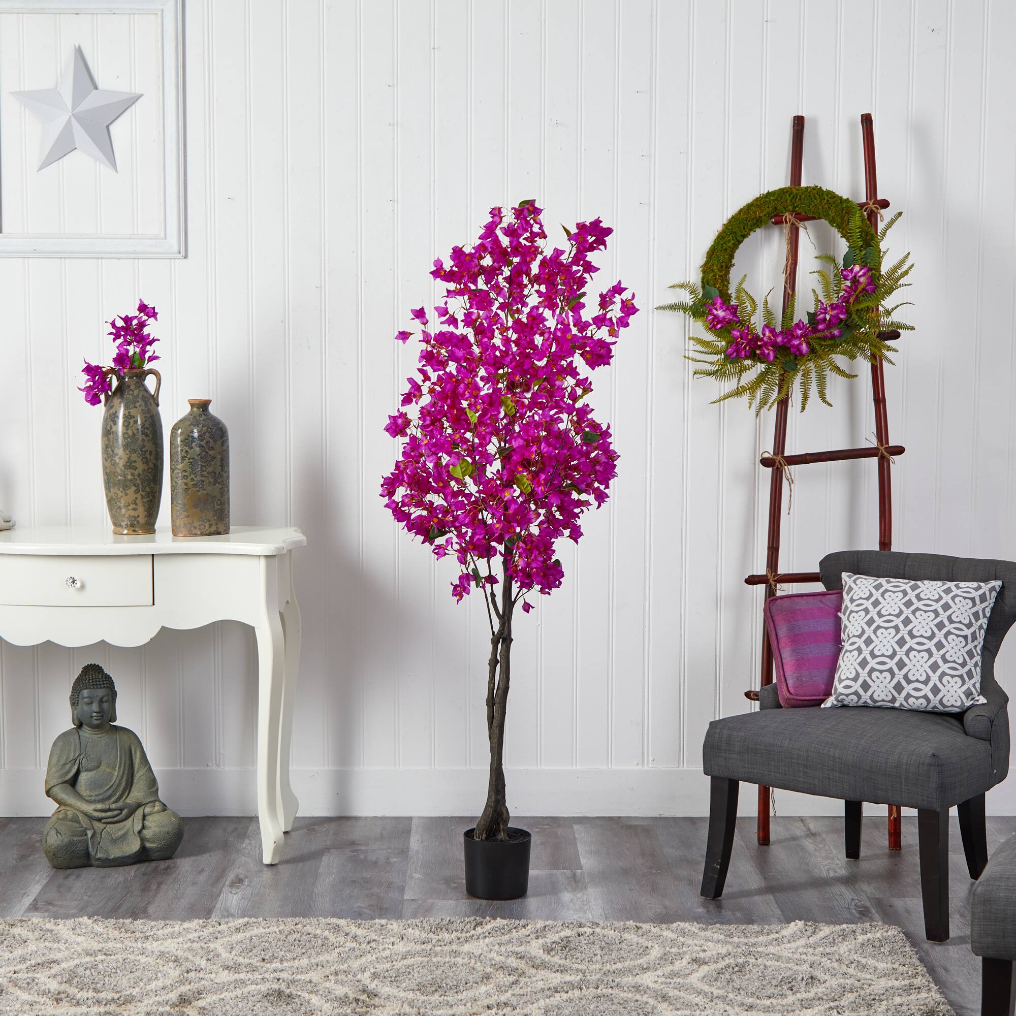 6ft. Bougainvillea Artificial Tree